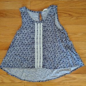 Nordstrom Girls Floral Tank Top